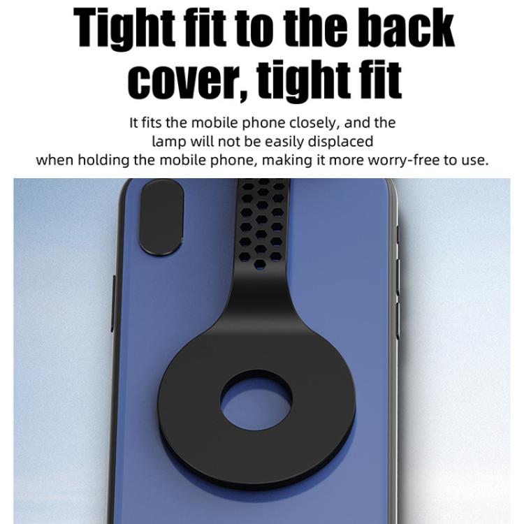 Lampada portatile magnetica per cellulare con luce calda