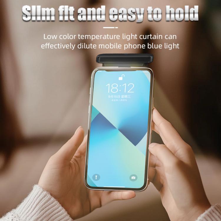 Lampada portatile magnetica per cellulare con luce calda