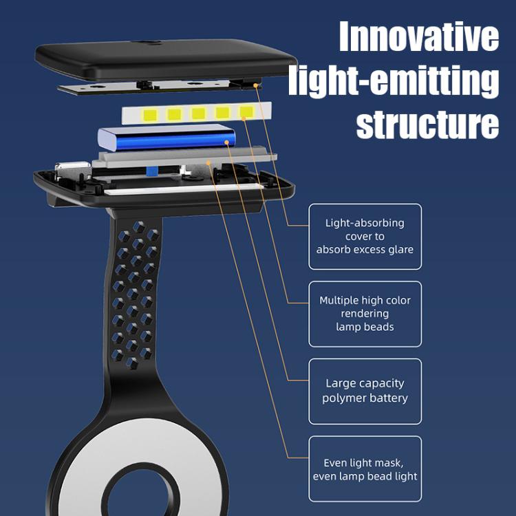 Lampada portatile magnetica per cellulare con luce calda