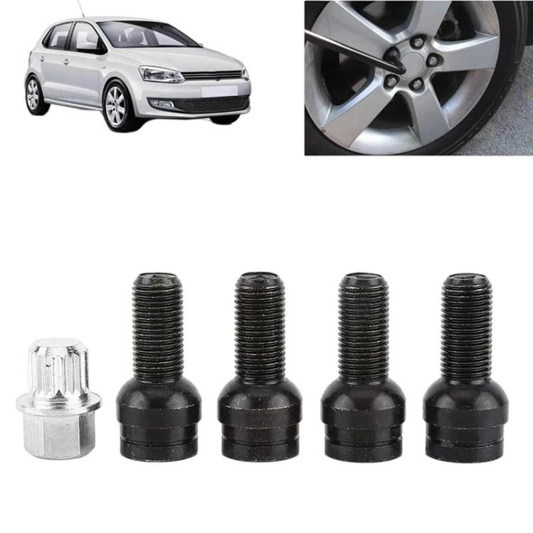 Kit bulloni antifurto M14x1.5 per Volkswagen Bora Golf Sagitar