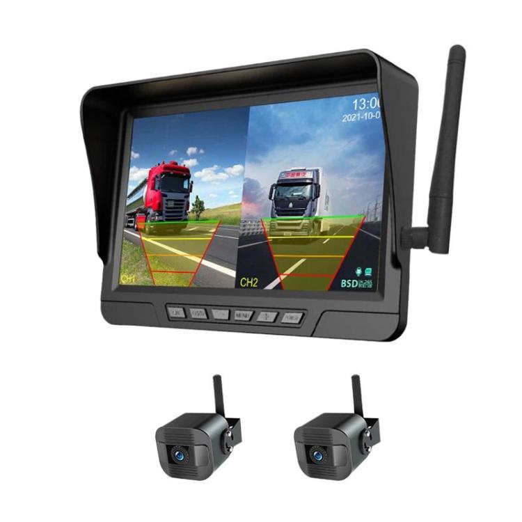 Videocamera retromarcia wireless HD 7" con visione notturna