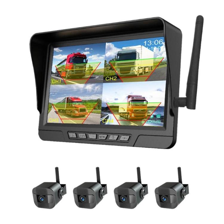Videocamera retromarcia wireless HD 7" con visione notturna