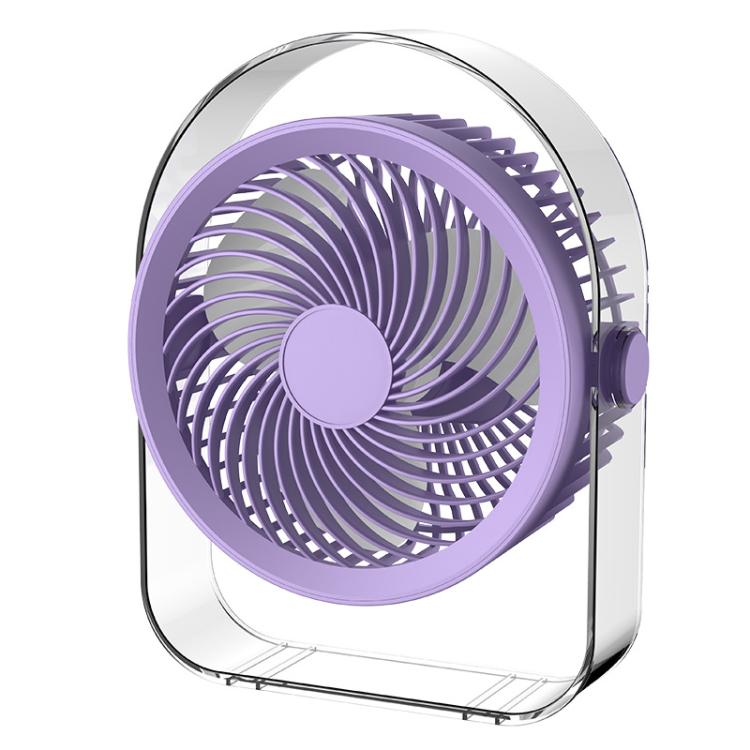 Ventilatore silenzioso da scrivania per esterni con luce notturna e luce notturna per dormitorio, White Direct Plug, Purple Direct Plug, White Rechargeable, Purple Rechargeable
