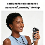 Ventilatore portatile silenzioso S8 ad alta velocità con display digitale e funzione di raffreddamento a ghiaccio.