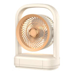 Ventilatore elettrico da tavolo/parete con funzione di ventilazione leggera.