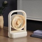 Ventilatore elettrico da tavolo/parete con funzione di ventilazione leggera.