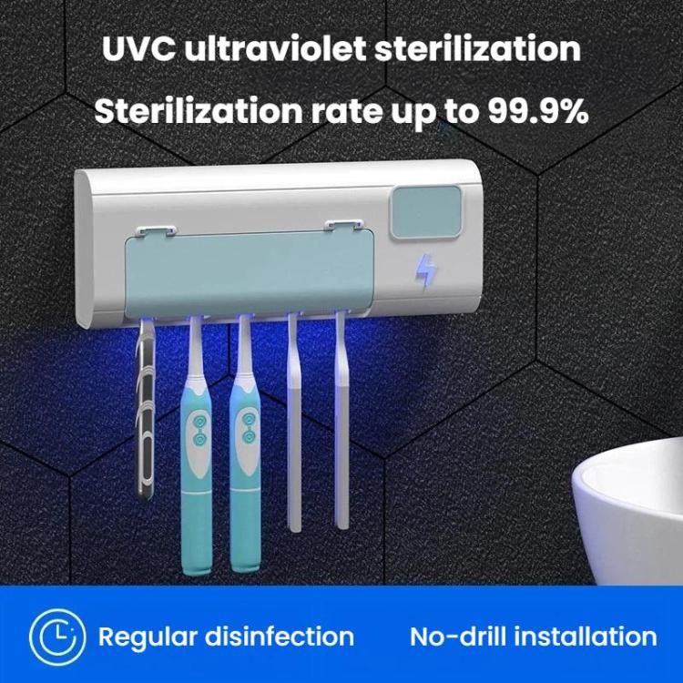 Sterilizzatore spazzolino da denti UVC con ricarica USB