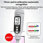 Tester di pH dell'acqua SMART SENSOR con display digitale a penna per acquario, PH808S