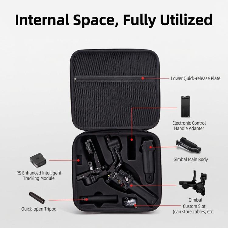 Custodia rigida per DJI Ronin RS 5 con tracolla