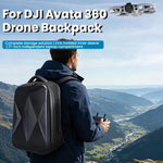 Zaino rigido impermeabile per DJI Avata 360 con scomparto laptop