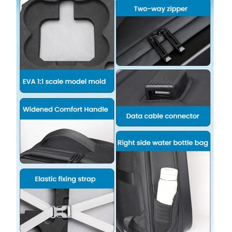 Zaino rigido impermeabile per DJI Avata 360 con scomparto laptop