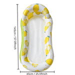 Materasso galleggiante gonfiabile in PVC 28x25x2 cm