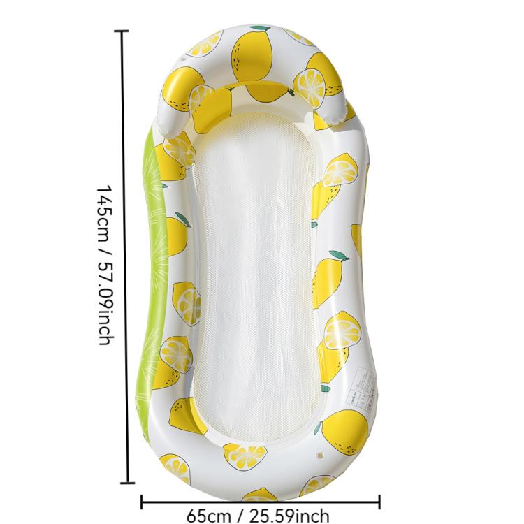 Materasso galleggiante gonfiabile in PVC 28x25x2 cm