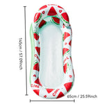 Materasso galleggiante gonfiabile in PVC 28x25x2 cm