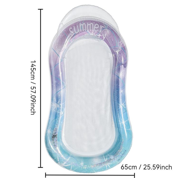 Materasso galleggiante gonfiabile in PVC 28x25x2 cm