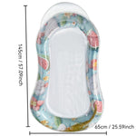 Materasso galleggiante gonfiabile in PVC 28x25x2 cm
