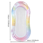 Materasso galleggiante gonfiabile in PVC 28x25x2 cm