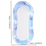 Materasso galleggiante gonfiabile in PVC 28x25x2 cm