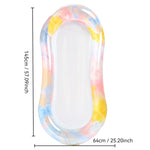 Materasso galleggiante gonfiabile in PVC 28x25x2 cm