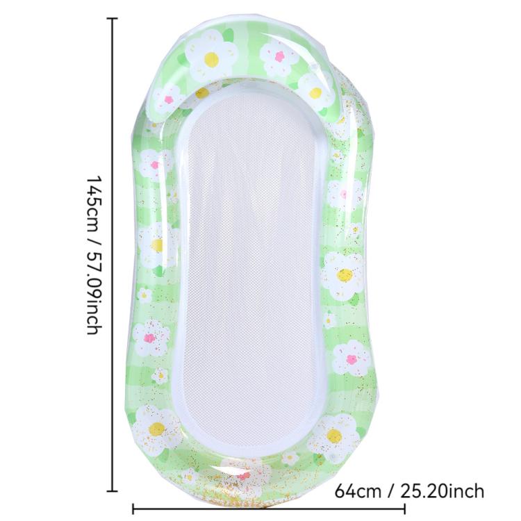 Materasso galleggiante gonfiabile in PVC 28x25x2 cm