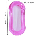 Materasso galleggiante gonfiabile in PVC 28x25x2 cm