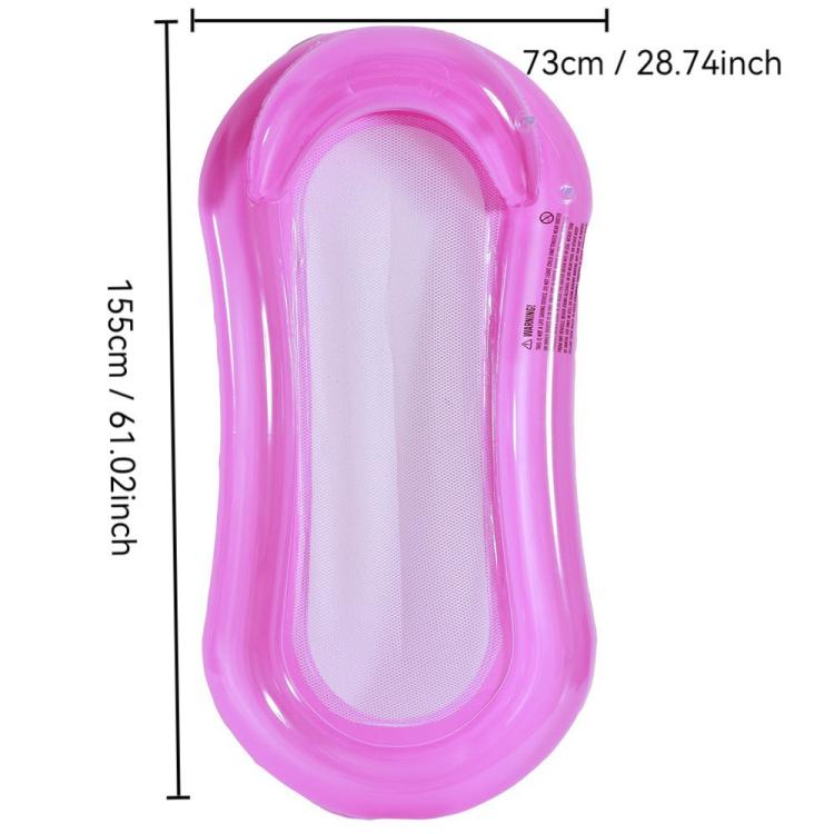 Materasso galleggiante gonfiabile in PVC 28x25x2 cm