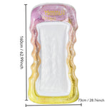 Materasso galleggiante gonfiabile in PVC 28x25x2 cm