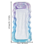 Materasso galleggiante gonfiabile in PVC 28x25x2 cm