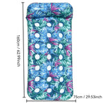 Materasso galleggiante gonfiabile in PVC 28x25x2 cm