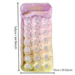 Materasso galleggiante gonfiabile in PVC 28x25x2 cm
