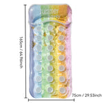 Materasso galleggiante gonfiabile in PVC 28x25x2 cm