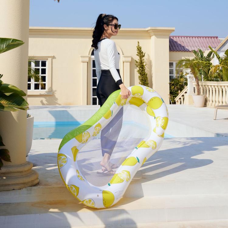 Materasso galleggiante gonfiabile in PVC 28x25x2 cm