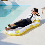 Materasso galleggiante gonfiabile in PVC 28x25x2 cm