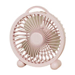 Ventilatore da tavolo portatile ad alta velocità per dormitorio e ufficio, 4 inch Plug-in White, 4 inch Plug-in Green, 4 inch Plug-in Pink, 6 inch Rechargeable White, 6 inch Rechargeable Green, 6 inch Rechargeable Pink