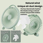 Ventilatore da tavolo portatile ad alta velocità per dormitorio e ufficio, 4 inch Plug-in White, 4 inch Plug-in Green, 4 inch Plug-in Pink, 6 inch Rechargeable White, 6 inch Rechargeable Green, 6 inch Rechargeable Pink