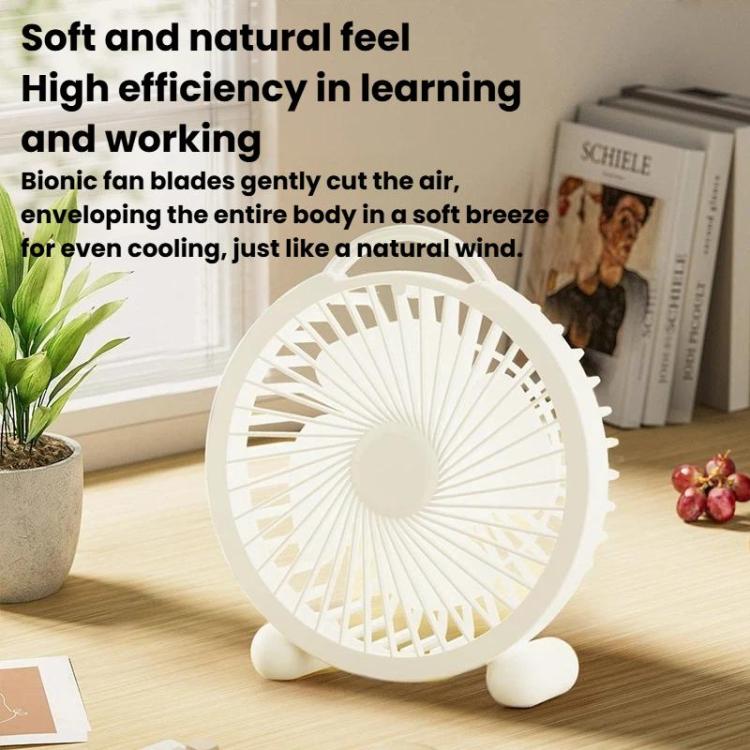 Ventilatore da tavolo portatile ad alta velocità per dormitorio e ufficio, 4 inch Plug-in White, 4 inch Plug-in Green, 4 inch Plug-in Pink, 6 inch Rechargeable White, 6 inch Rechargeable Green, 6 inch Rechargeable Pink