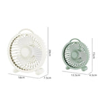Ventilatore da tavolo portatile ad alta velocità per dormitorio e ufficio, 4 inch Plug-in White, 4 inch Plug-in Green, 4 inch Plug-in Pink, 6 inch Rechargeable White, 6 inch Rechargeable Green, 6 inch Rechargeable Pink