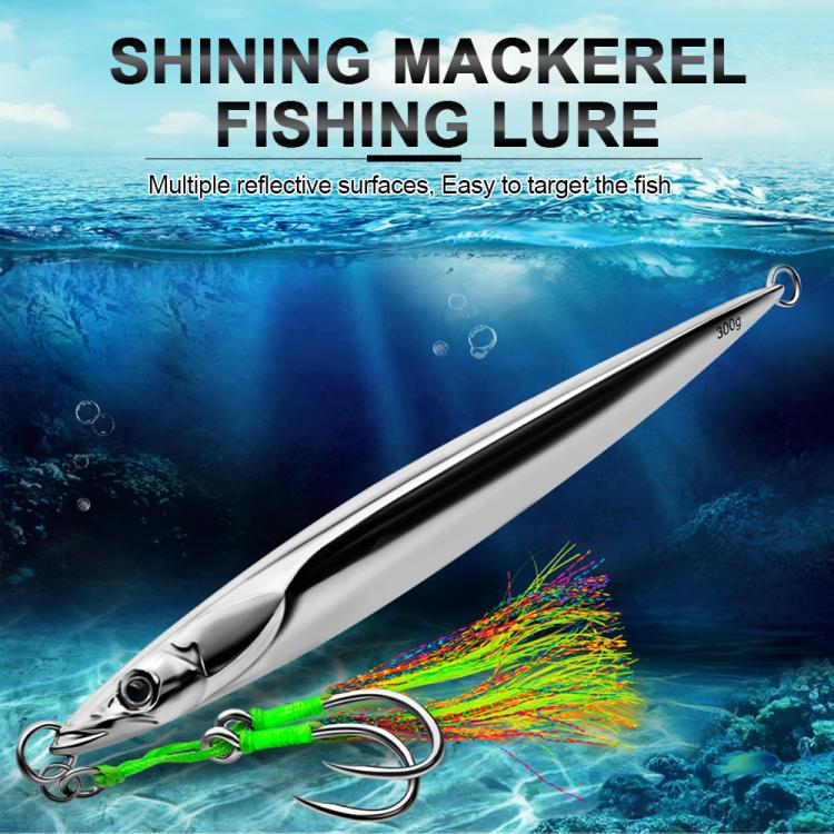 Esca artificiale verticale per jigging con doppio amo 180-300g