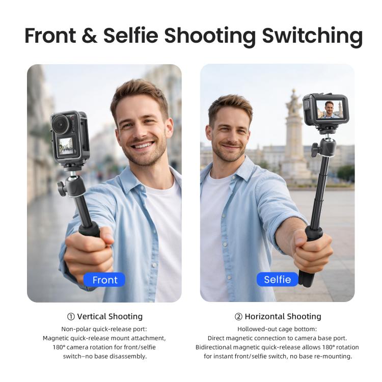 Gabbia in policarbonato per DJI Action 5 Pro 4 3