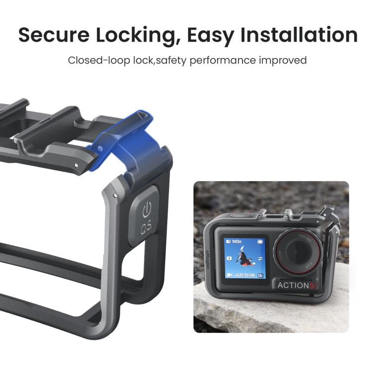 Gabbia in policarbonato per DJI Action 5 Pro 4 3