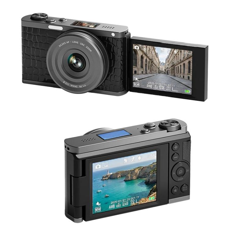 Fotocamera digitale mirrorless 4K 68 MP con schermo ribaltabile