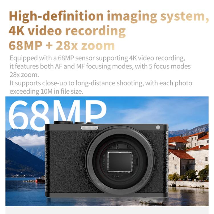 Fotocamera digitale mirrorless 4K 68 MP con schermo ribaltabile - immagine 14