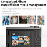 Fotocamera digitale mirrorless 4K 68 MP con schermo ribaltabile - immagine 7