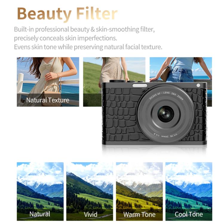 Fotocamera digitale mirrorless 4K 68 MP con schermo ribaltabile - immagine 8