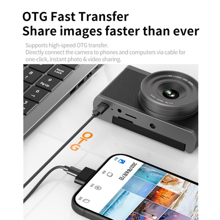 Fotocamera digitale mirrorless 4K 68 MP con schermo ribaltabile - immagine 12