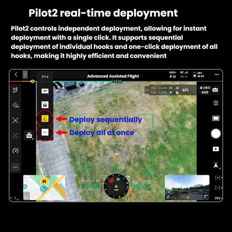 Dropper 4-Stages per DJI Matrice 400 e M350 RTK