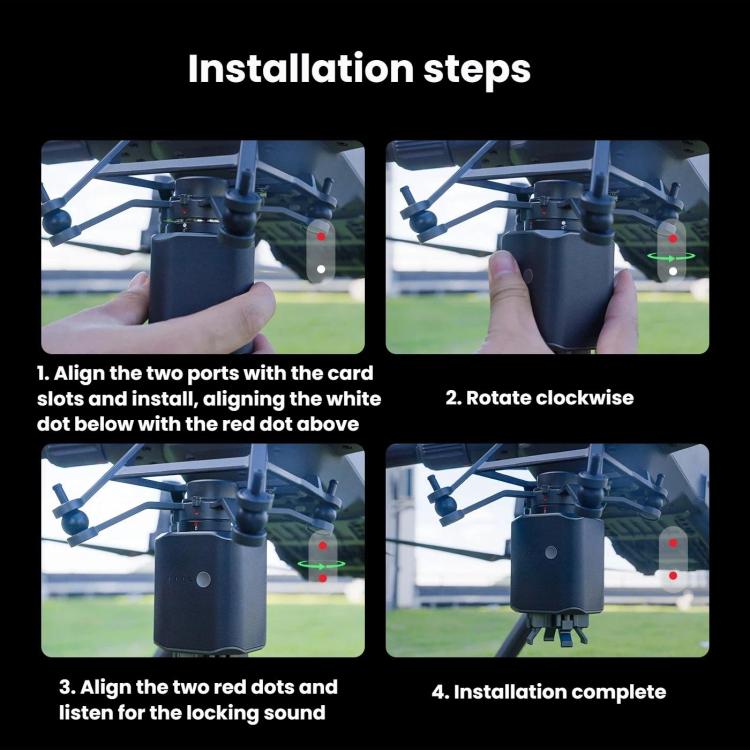 Dropper 4-Stages per DJI Matrice 400 e M350 RTK
