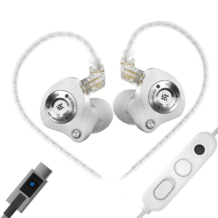 Auricolari cablati KZ EDZ con microfono 3,5mm e Type-C