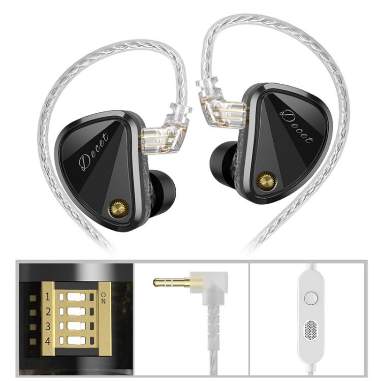 Auricolari cablati KZ Decet con 10 driver e microfono
