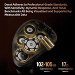 Auricolari cablati KZ Decet con 10 driver e microfono